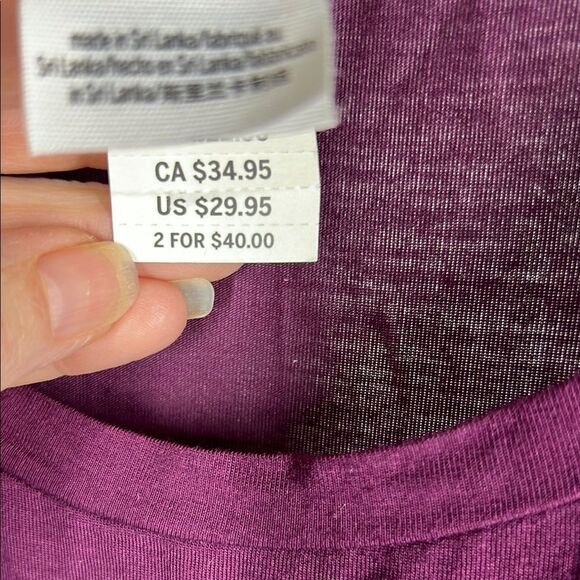 Pink Purple Long Sleeve Top - Picture 5 of 5